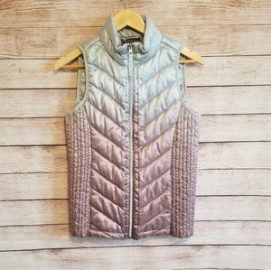 maurices pink and silver vest
